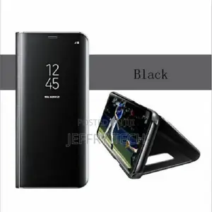 Samsung Galaxy S8 Clear View Flip Case Black
