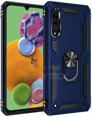 Galaxy A90 5G Case Slim 360 Rotation Metal Ring Holder Kicks