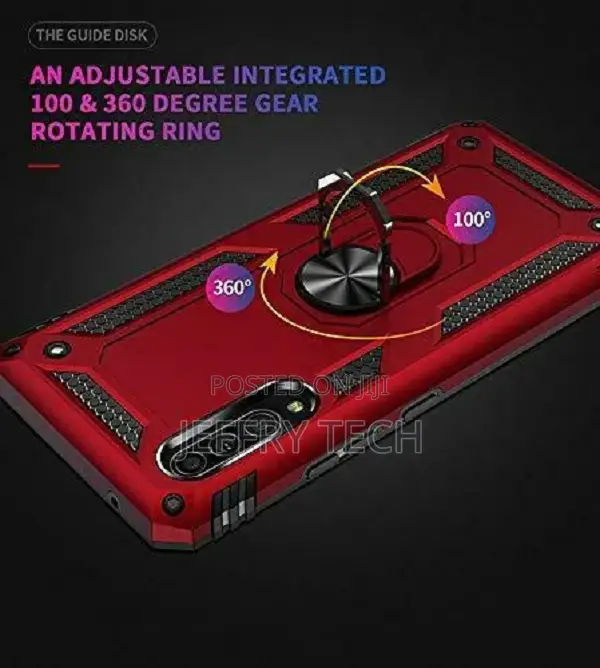 Galaxy A90 5G Case Slim 360 Rotation Metal Ring Holder Kicks