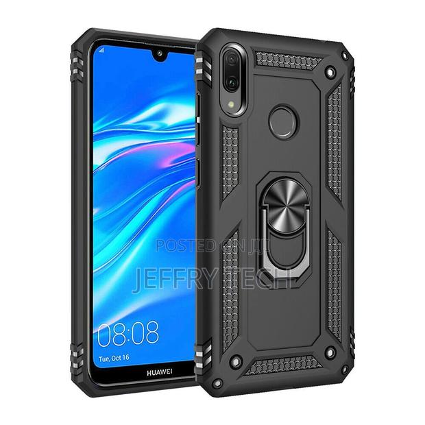 Huawei Y5 Y6 Y7 Y9 2019 Military Armor Case Magnetic Ring Ho