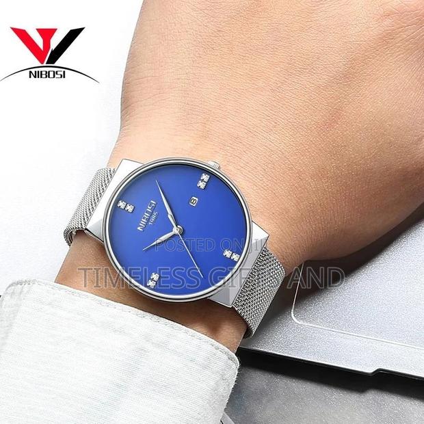 Nibosi Men Silver Watch - thumbnail 3