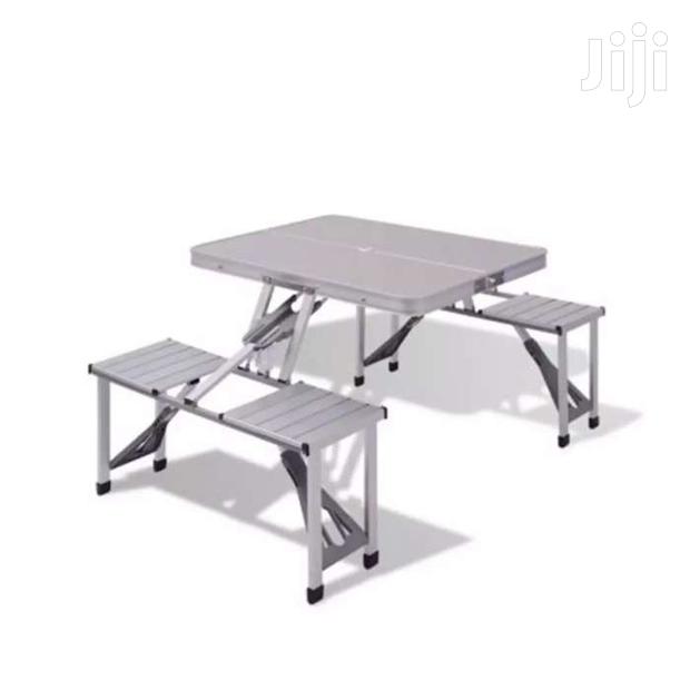 Portable Aluminum Picnic Table - thumbnail 2