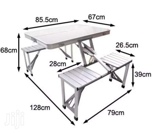 Portable Aluminum Picnic Table - thumbnail 4