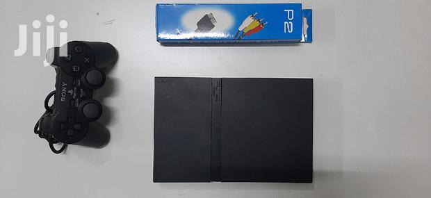 BLACK Playstation 2 Console - main view