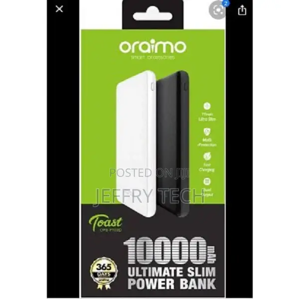 Oraimo P104d 10000mah Ultra Compact Power Bank