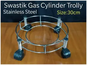 30cm Stainless Steel 2cylinder Trolley