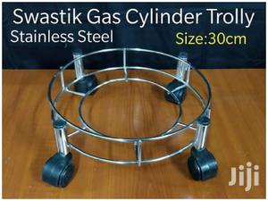 30cm Stainless Steel 2cylinder Trolley - thumbnail 2