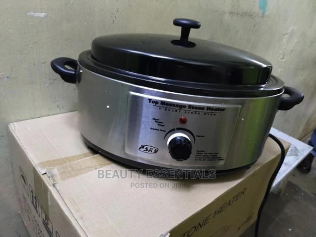 Massage Stone Pot And Heater - main view
