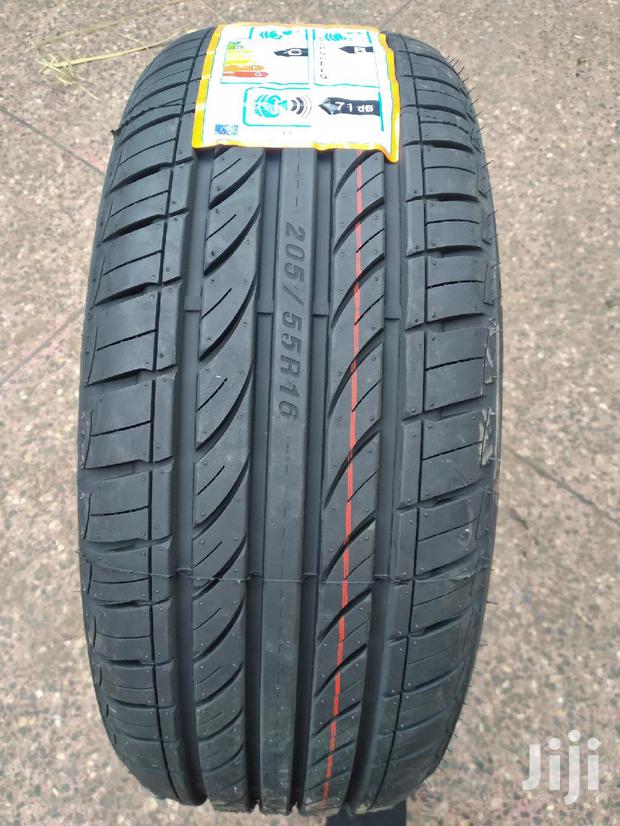Low Profile Tires Made of Nylon Sizes 205/55 R16.