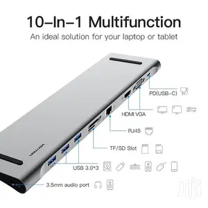 Vention USB Type C to Multi-Function 10 in 1 Docking Station