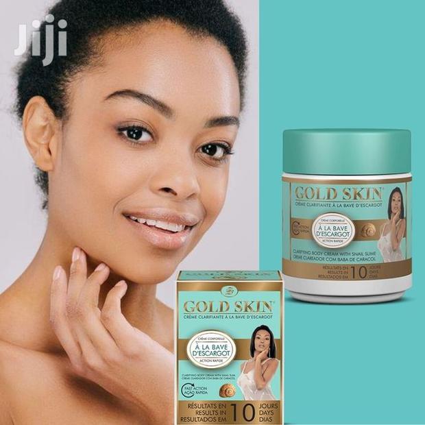 Gold Skin Face Lightening Toning Cream With Snail Slime