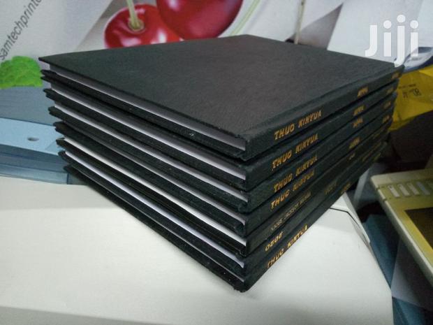 Hard Cover Binding With Golden Foiling - main view