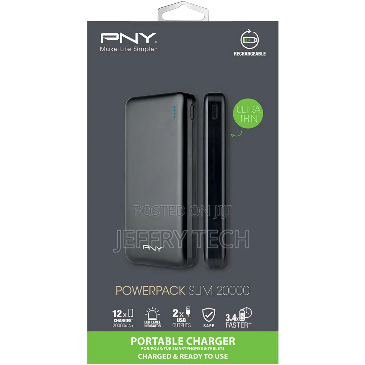 PNY Slim 20,000mah Power Bank