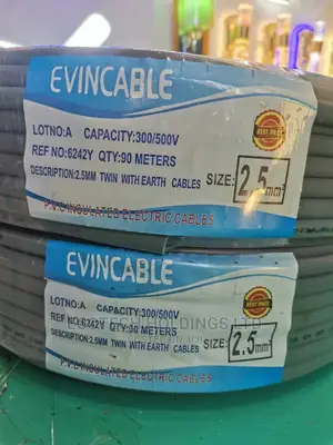 2.5mm Twin With Earth Cables