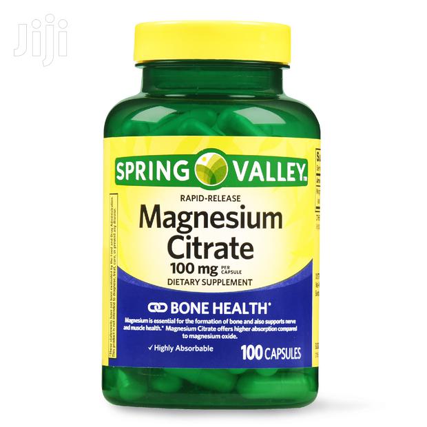 Spring Valley Magnesium Citrate Rapid Release Capsules. - main view