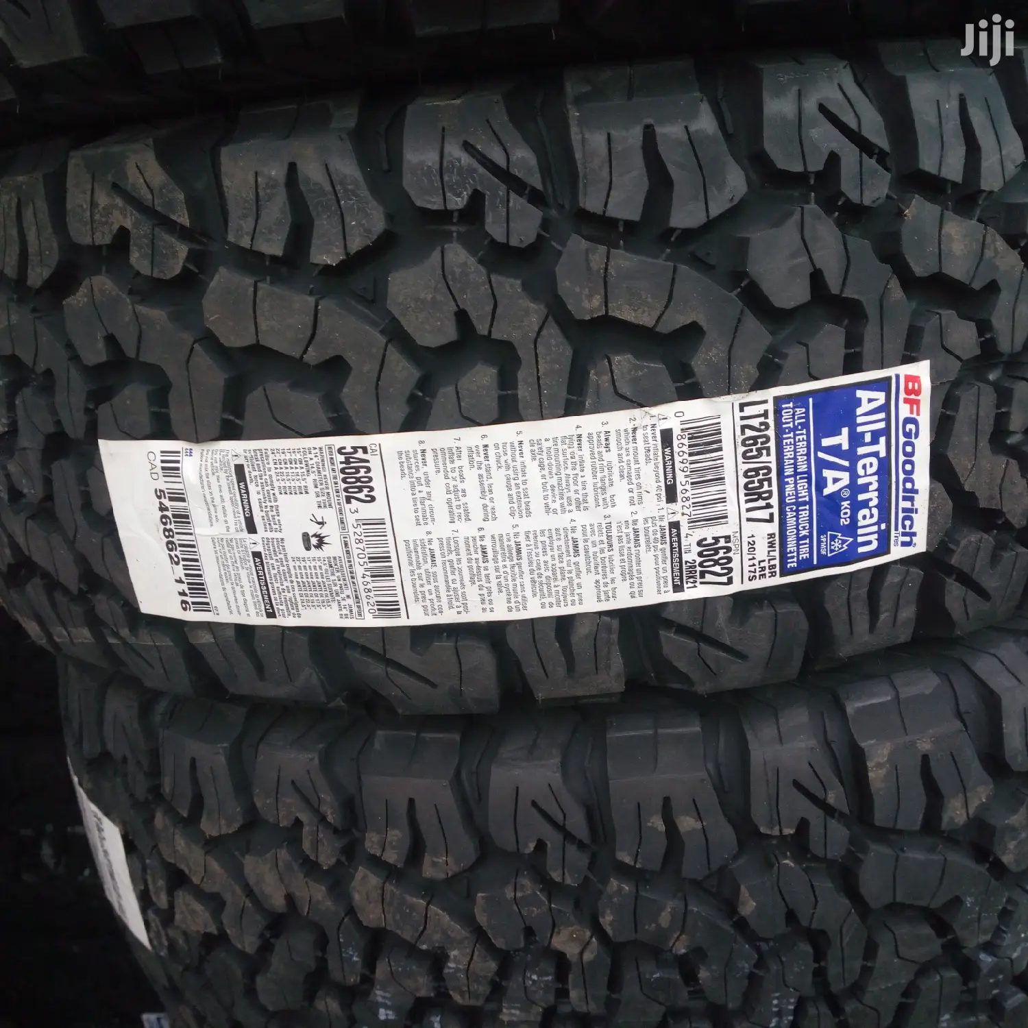 265/65r17 / 265/70r17 Bf Goodrich