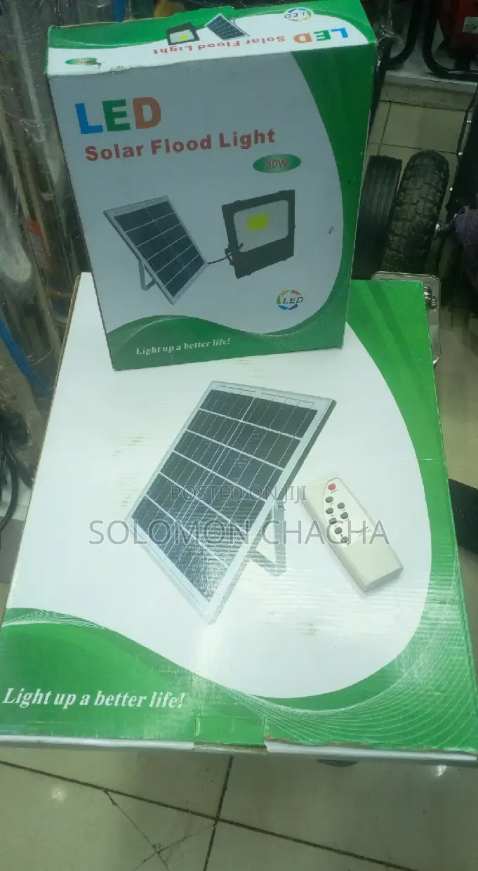 Led Solar Flood Light 100w Automatic It Uses Remote Controll