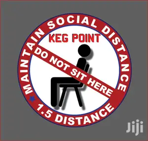 Keep Distance Floor Sticker