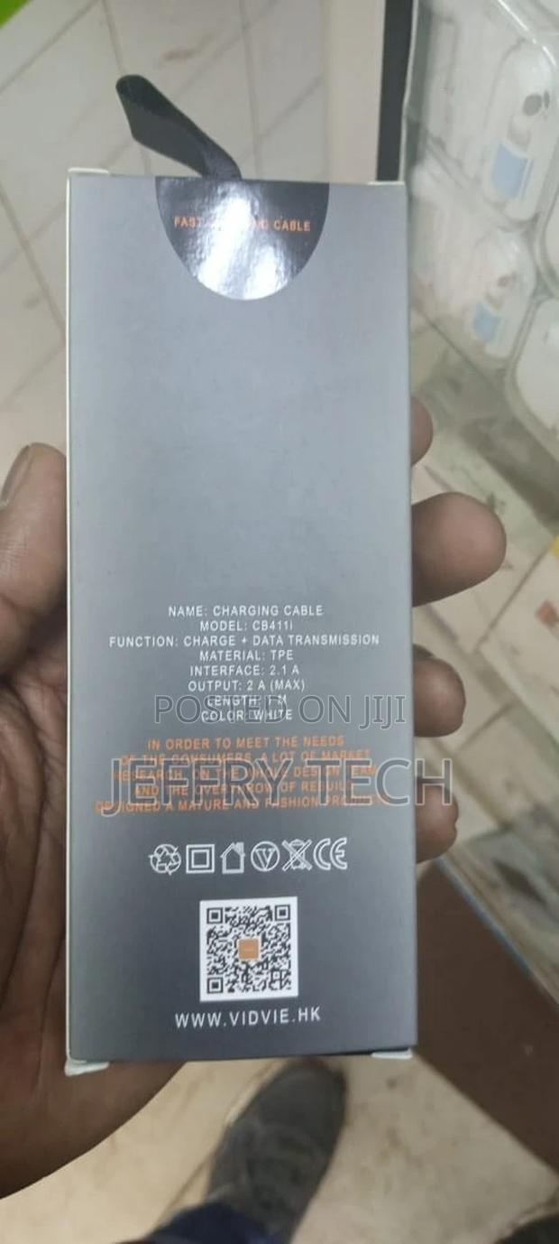Fast Charging Cable -CB411, Vidvie - thumbnail 2