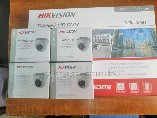 1080p Hikvision 4 Cameras Kit Dome Or Bullet Cameras - thumbnail 2