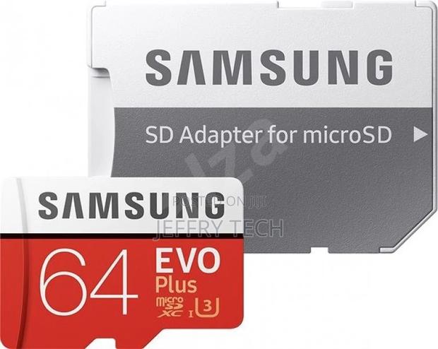 64gb Memory Card Samsung Micro Sdxc Evo PLUS + SD Adapter - thumbnail 2