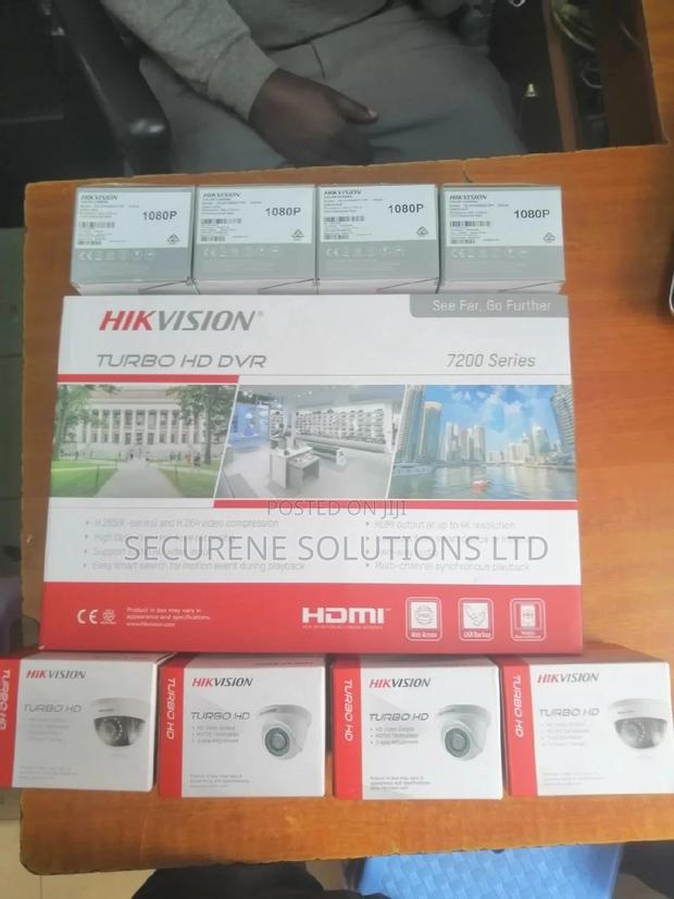 8 Camera Hikvision CCTV Kit Turbo HD, 1080p System - thumbnail 3