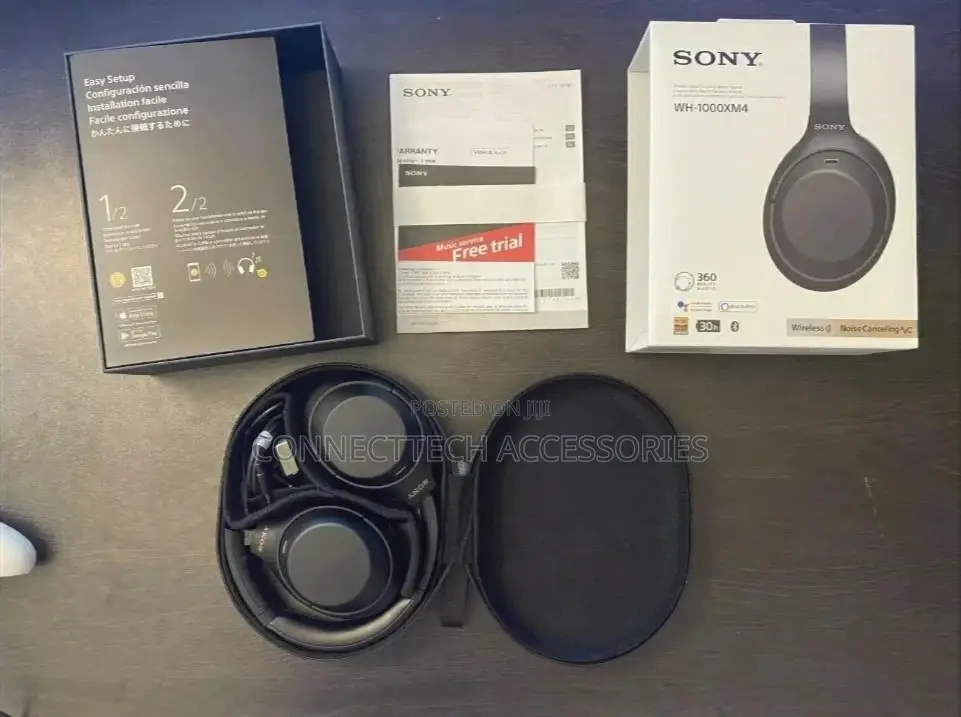Sony Wh-1000xm4 Wireless Noise Canceling Over-ear Headphones