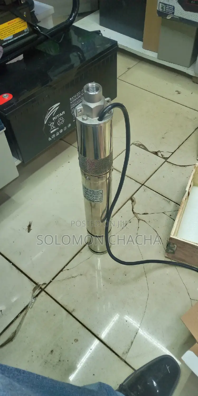 Solar Submersible Pump Screw Type Pump Lift 110M