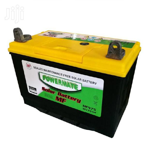 Powermate Maintainance Free Solar Battery MF 75ah