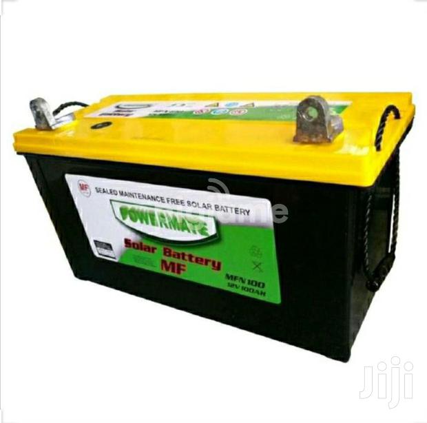 Powermate Sealed Maintainance Free Solar Battery MF 100ah - main view
