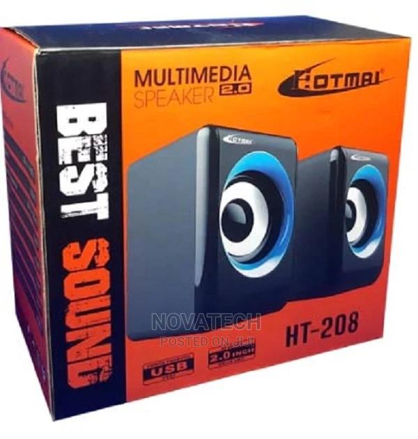 Hotmai HT-208 Multimedia Speaker for Mobile and Laptops - thumbnail 2