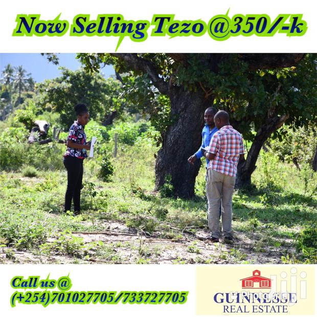 350/-K Land on Sale at Tezo Kilifi Coast