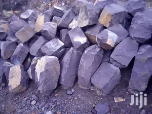 Yellow-brown Stones,Purple-blue Stones And Grey Stones