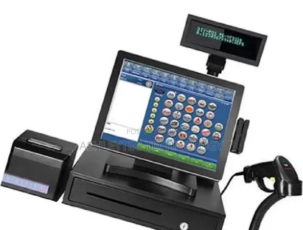 A Point Of Sale Software Set Up Integrated With Mpesa