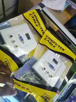 Wall Socket/Face Plates Hdmi, Vga, and Rca