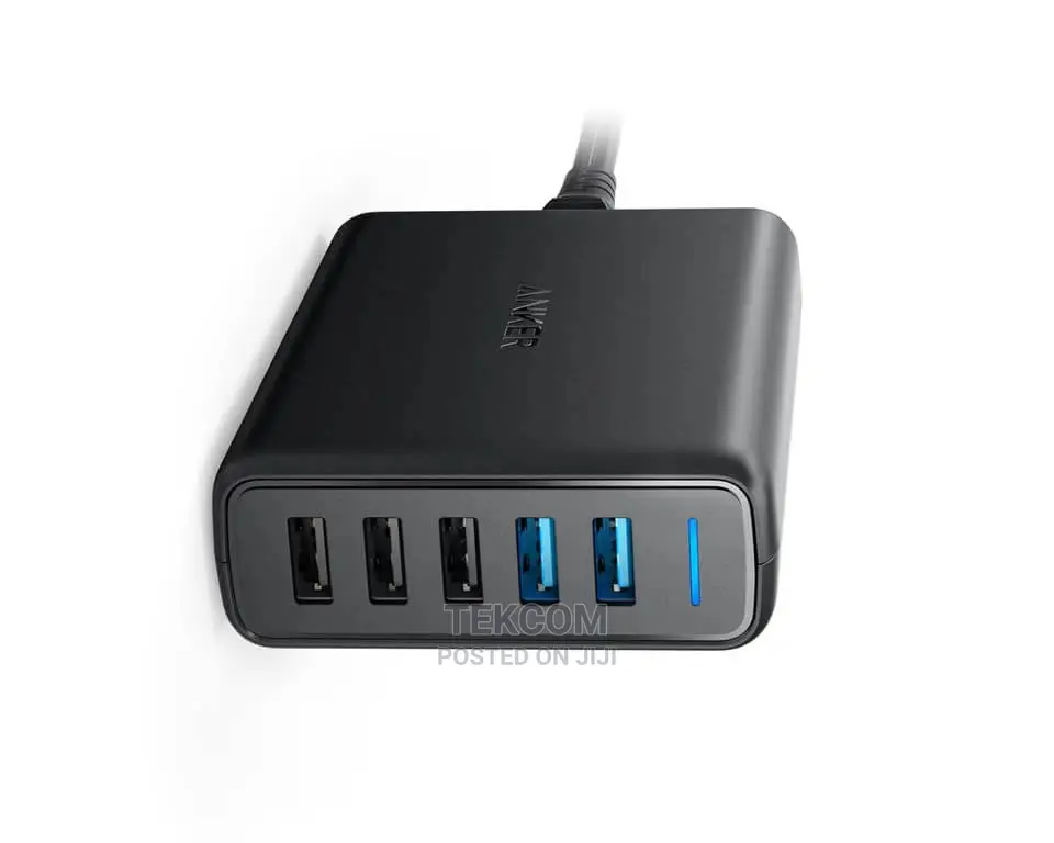 Anker Powerport 5 With Dual Quick Charge 3.0 EU Black Offlin