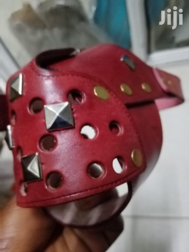 Elegant Leather Dog Muzzle - thumbnail 3