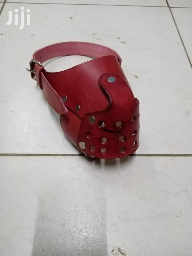 Elegant Leather Dog Muzzle - thumbnail 4