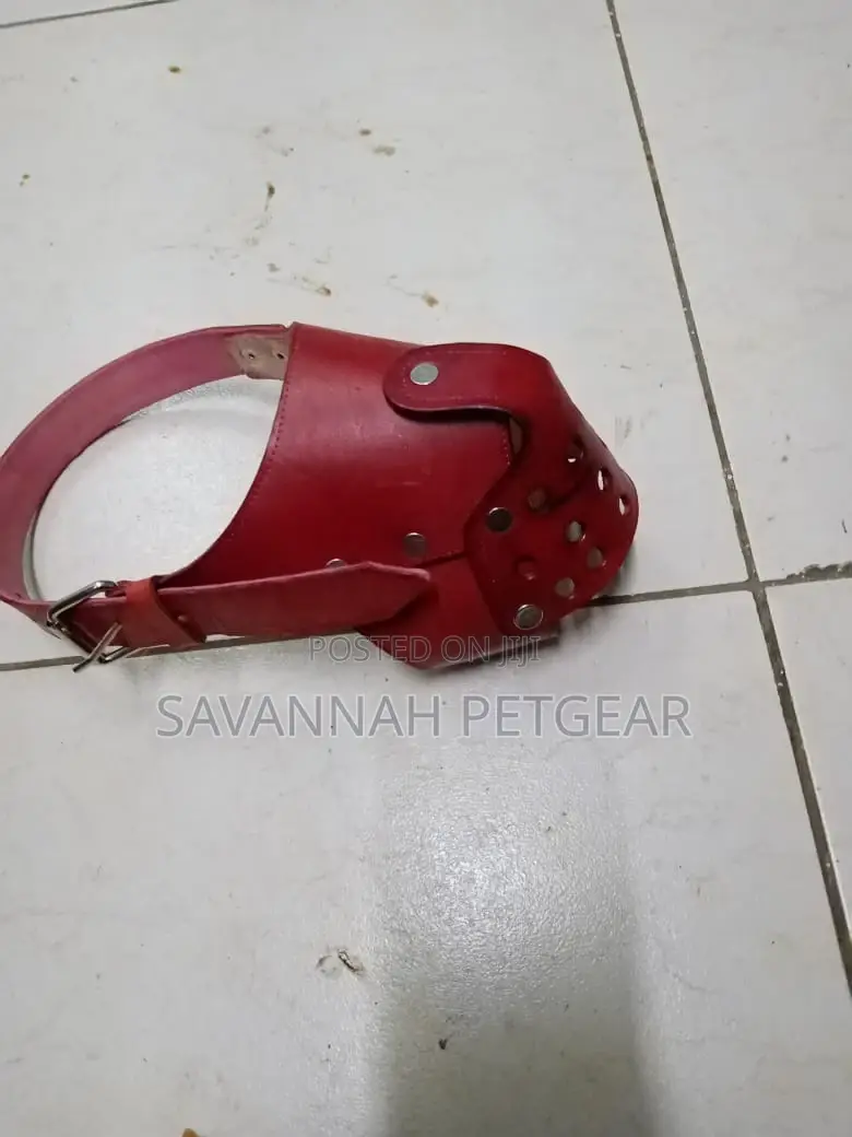Elegant Leather Dog Muzzle