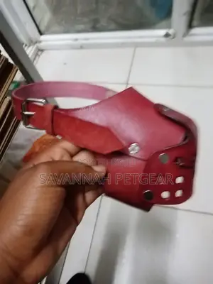 Elegant Leather Dog Muzzle
