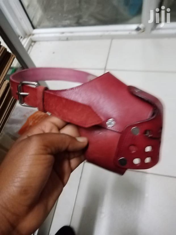 Elegant Leather Dog Muzzle - thumbnail 5