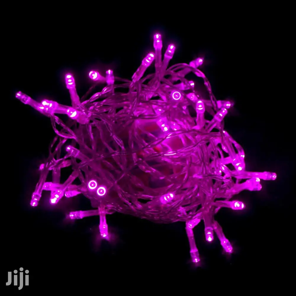 Christmas Pink 10 Meters Led String Lights, Indoor Outdoor