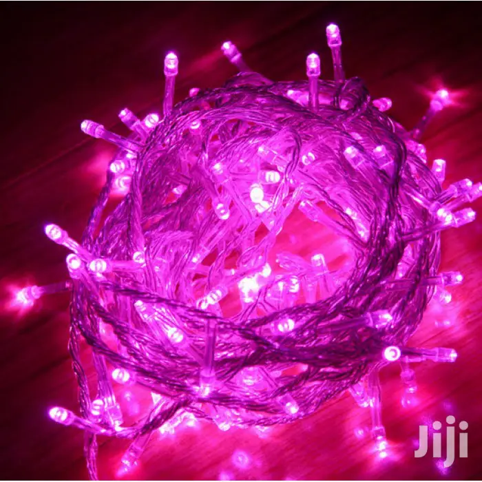 Christmas Pink 10 Meters Led String Lights, Indoor Outdoor