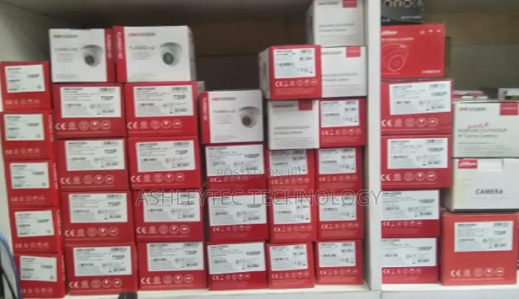 Four 4 CCTV Camera Complete Sale