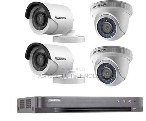 4 CCTV Cameras Complete System Package Sales And Installatio