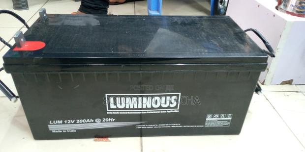 200ah Luminous Solar Battery 12V/20hr - thumbnail 3