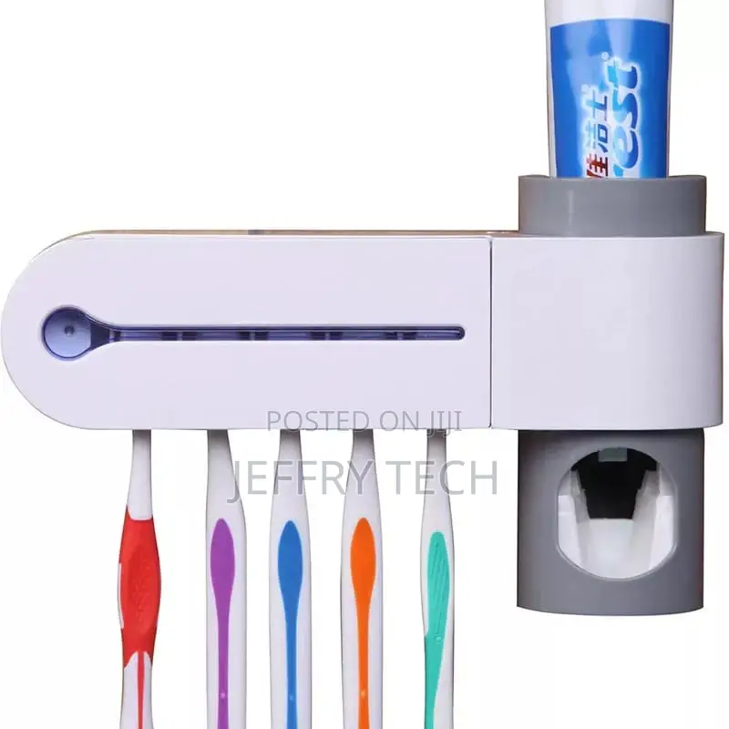 Ultraviolet Toothbrush Sterilizer With Tooth Brush Holder An