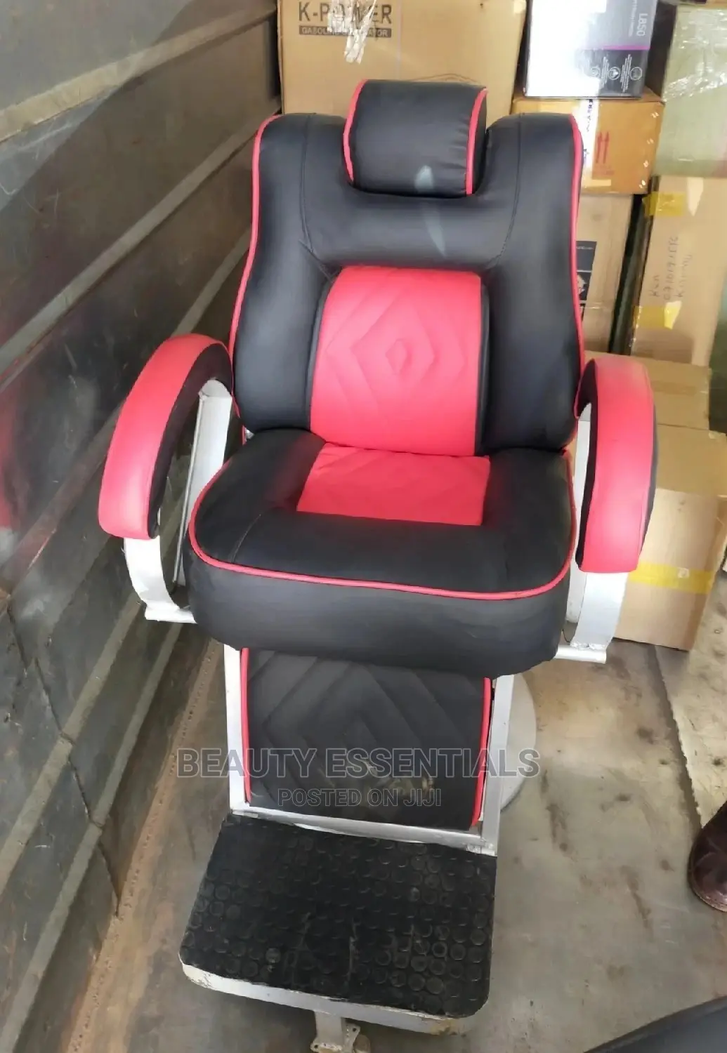 Barber Chair With Recliner/ Round Base