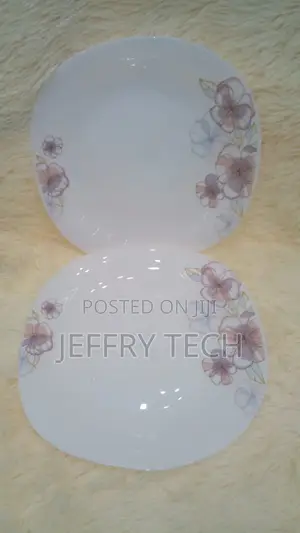 SQUARE DINNER PLATES Set Of 6 Pcs