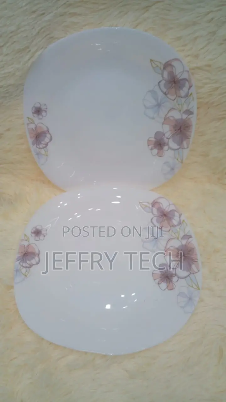 SQUARE DINNER PLATES Set Of 6 Pcs